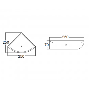 H110 SCREW TO WALL SOAP DISH